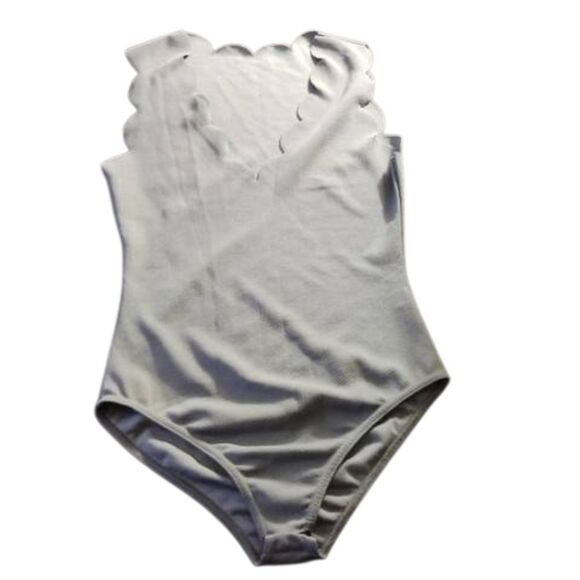 Boohoo Tops - Boohoo White Bodysuit Top Classic Silhouette